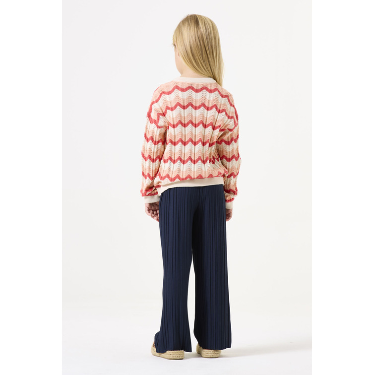 PANTALON PLISADO NIÑA GARCIA JEANS CON CINTURA ELASTICA