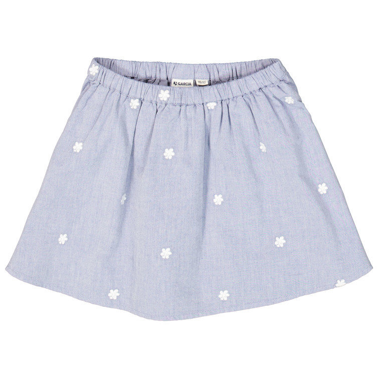 MINIFALDA NIÑA GARCIA JEANS DETALLES FLORALES