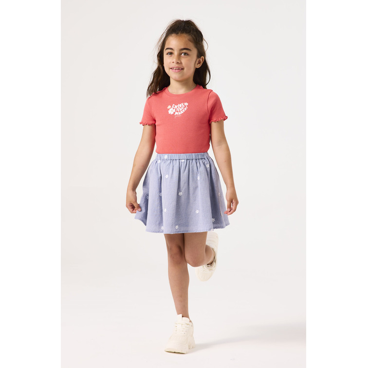 MINIFALDA NIÑA GARCIA JEANS DETALLES FLORALES