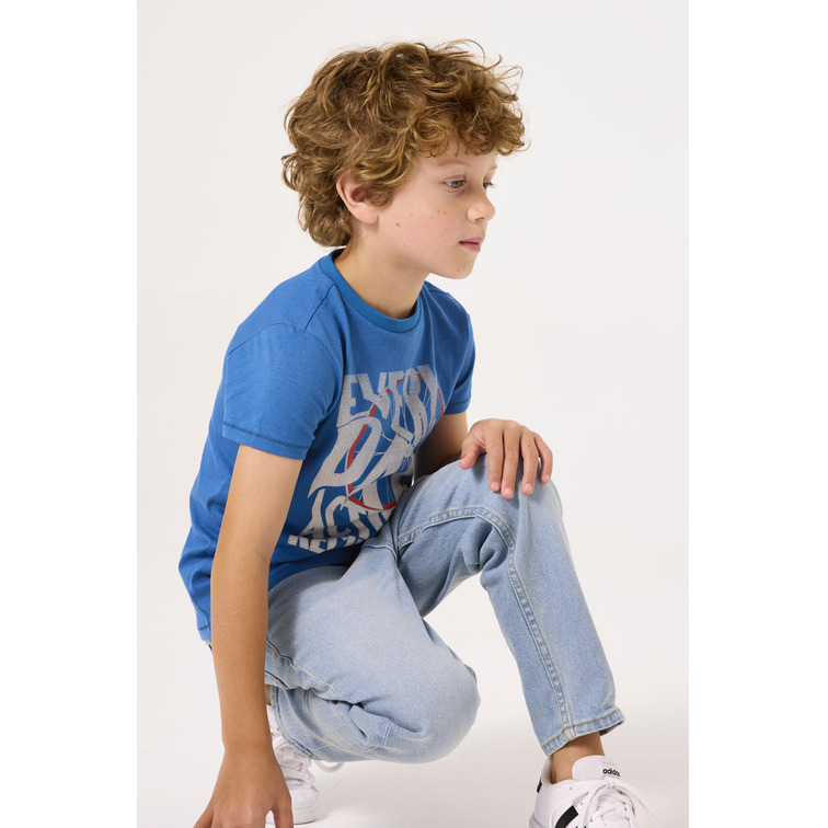 CAMISETA NIÑO GARCIA JEANS ESTAMPADO EN PECHO
