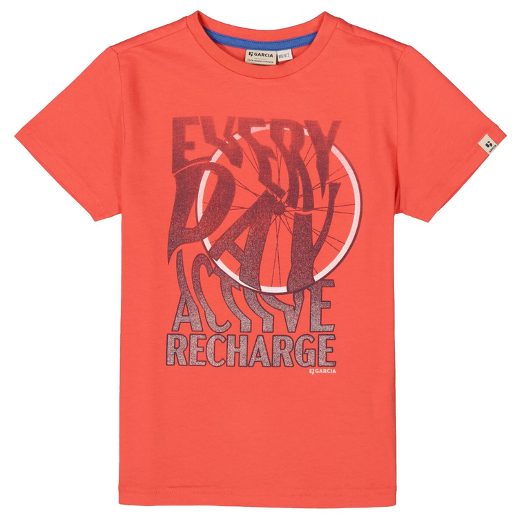 CAMISETA NIÑO GARCIA JEANS ESTAMPADO EN PECHO