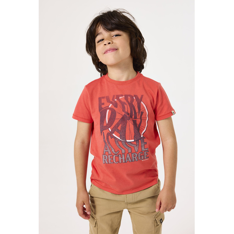 CAMISETA NIÑO GARCIA JEANS ESTAMPADO EN PECHO
