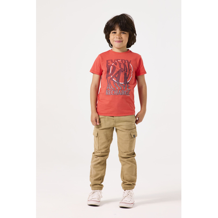 CAMISETA NIÑO GARCIA JEANS ESTAMPADO EN PECHO