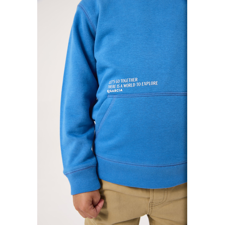 SUDADERA CON CAPUCHA NIÑO GARCIA JEANS