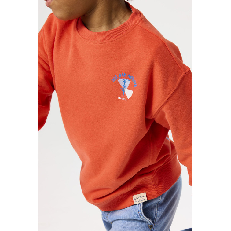 SUDADERA NIÑO GARCIA JEANS ESTAMPADO EN ESPALDA