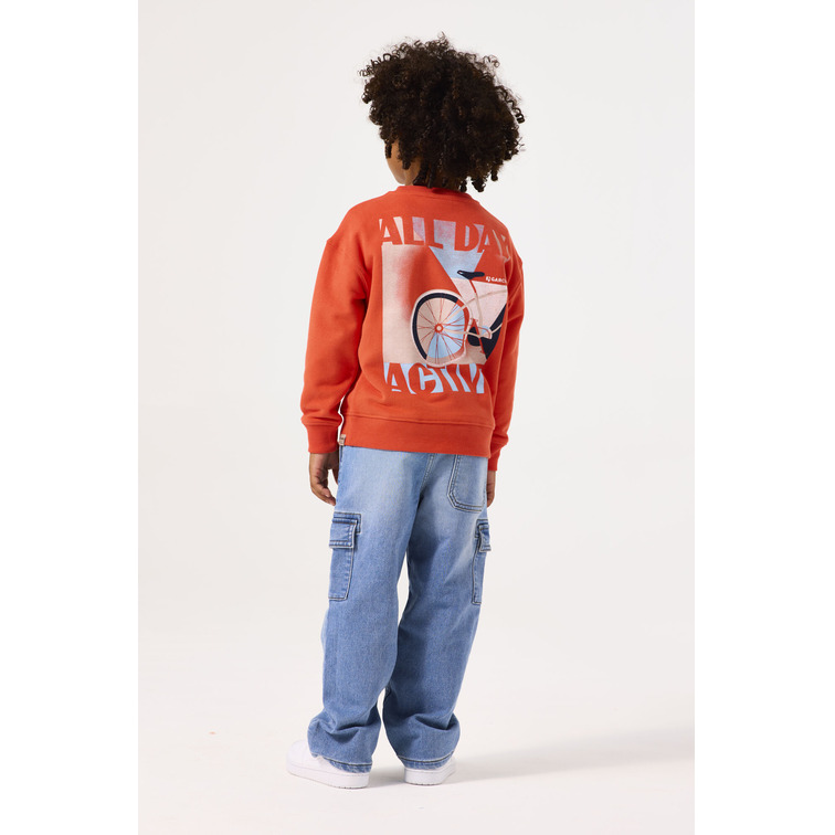 SUDADERA NIÑO GARCIA JEANS ESTAMPADO EN ESPALDA