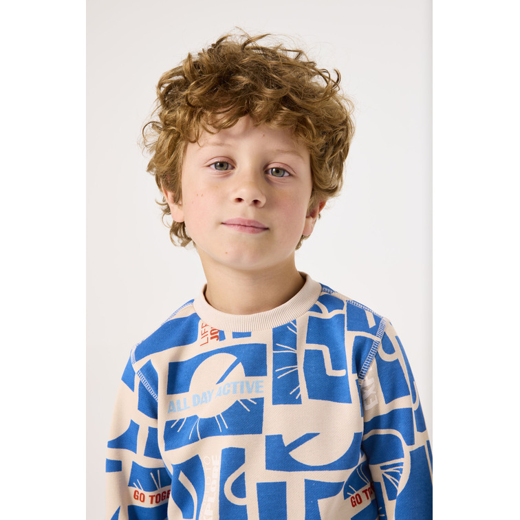 SUDADERA NIÑO GARCIA JEANS ESTAMPADO INTEGRAL