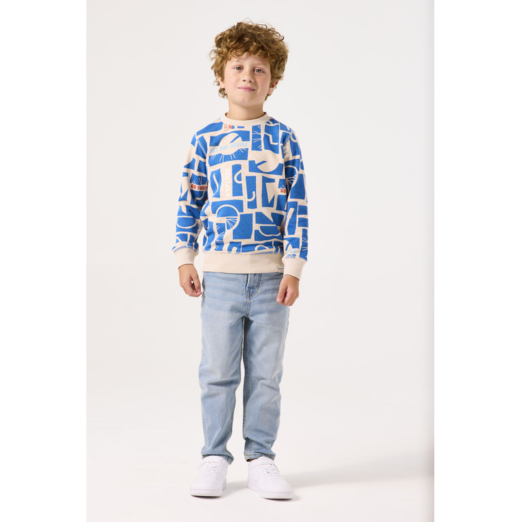 SUDADERA NIÑO GARCIA JEANS ESTAMPADO INTEGRAL