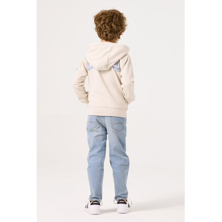 SUDADERA CON CAPUCHA NIÑO GARCIA JEANS CON CREMALLERA