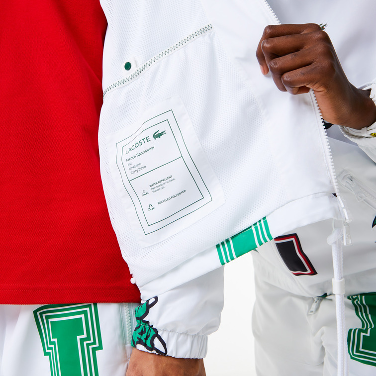 CAZADORA ESTAMPADA EN TAFETÁN HIDRÓFUGO HOMBRE LACOSTE
