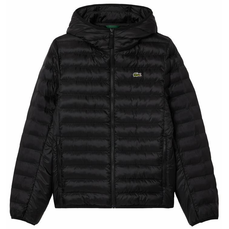 PLUMÍFERO ACOLCHADO HOMBRE LACOSTE IMPERMEABLE CON CAPUCHA