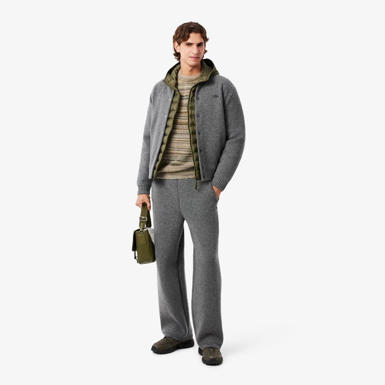 PLUMÍFERO ACOLCHADO HOMBRE LACOSTE IMPERMEABLE CON CAPUCHA
