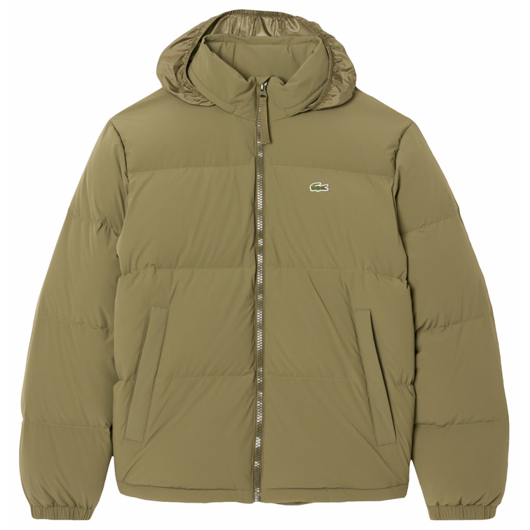 CAZADORA ACOLCHADA HOMBRE LACOSTE CON CAPUCHA HIDRÓFUGA