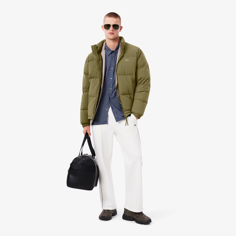 CAZADORA ACOLCHADA HOMBRE LACOSTE CON CAPUCHA HIDRÓFUGA
