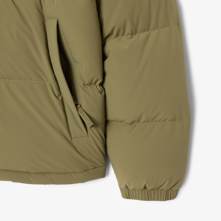 CAZADORA ACOLCHADA HOMBRE LACOSTE CON CAPUCHA HIDRÓFUGA