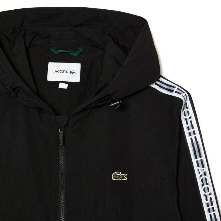 CAZADORA CORTA EN POLIÉSTER RECICLADO HOMBRE LACOSTE