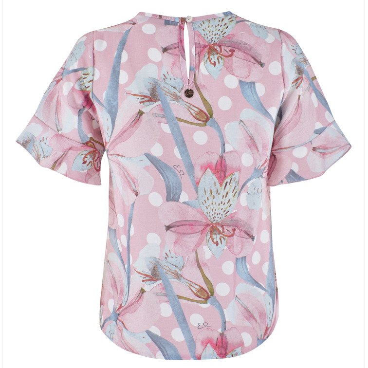 BLUSA MANGA CORTA MUJER YESZEE ESTAMPADO FLORAL