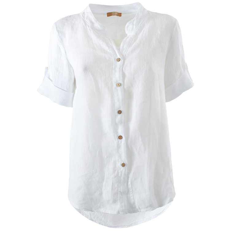 CAMISA MUJER  YES ZEE CAMICIA DONNA MISTO LINO