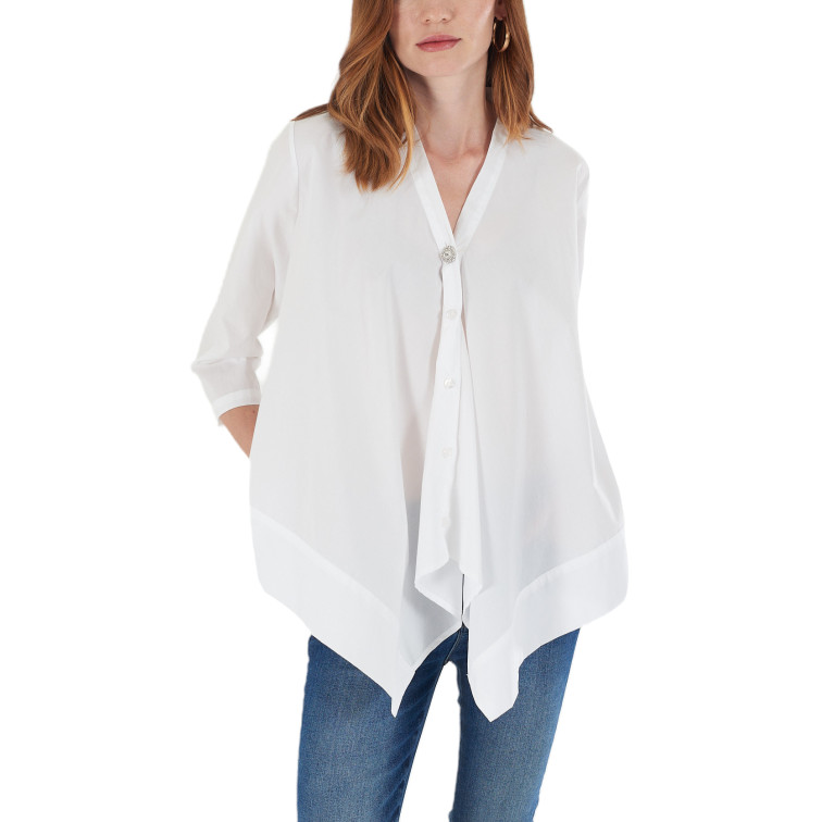 MUJER CAMICIA DONNA A KIMONO, MANICH 0107