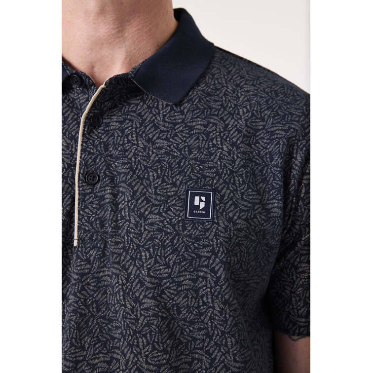 POLO HOMBRE GARCIA JEANS ESTAMPADO CON LOGO FIT REGULAR