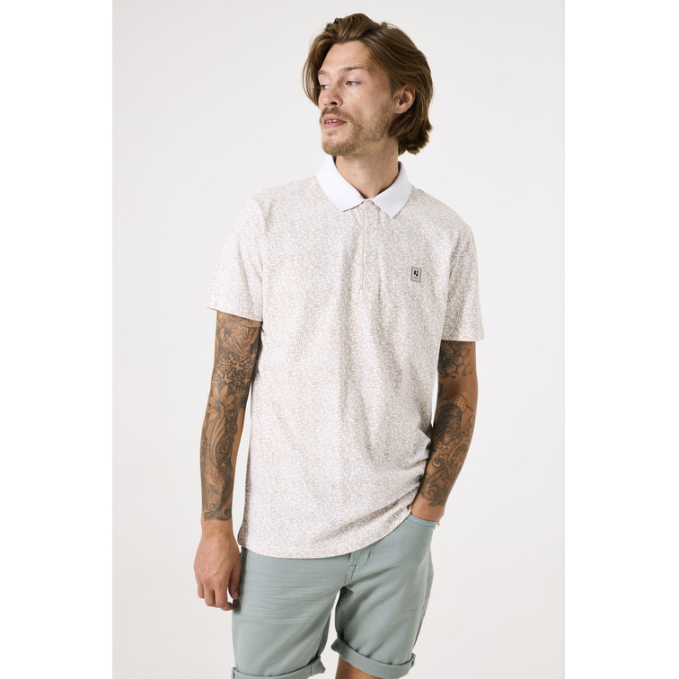 POLO HOMBRE GARCIA JEANS ESTAMPADO CON LOGO FIT REGULAR