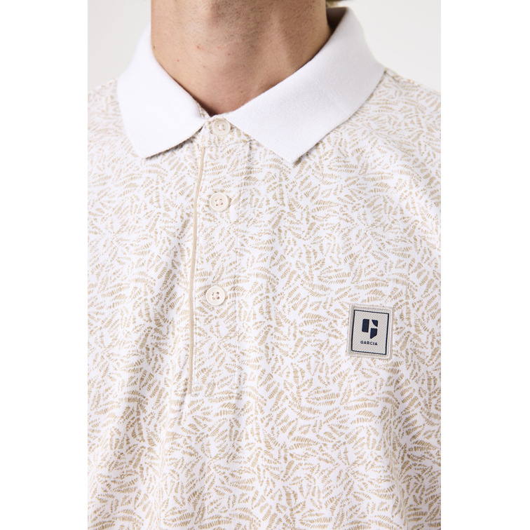 POLO HOMBRE GARCIA JEANS ESTAMPADO CON LOGO FIT REGULAR
