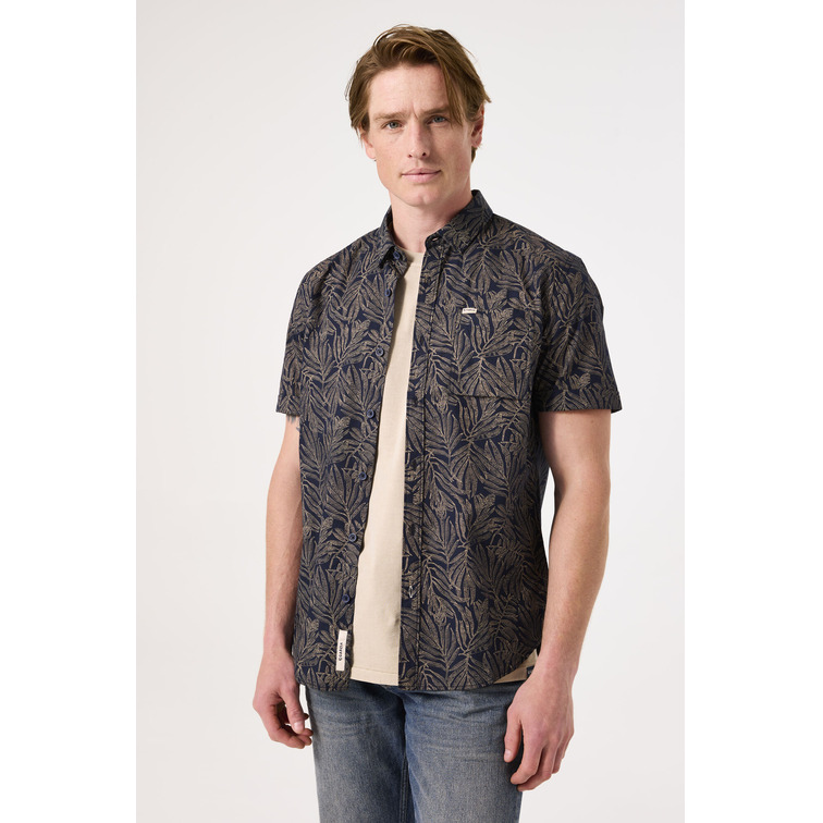 CAMISA MANGA CORTA HOMBRE GARCIA JEANS ESTAMPADA FIT REGULAR