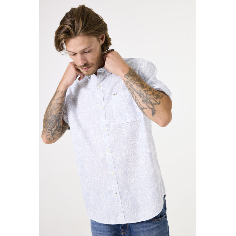 CAMISA MANGA CORTA HOMBRE GARCIA JEANS ESTAMPADA FIT REGULAR