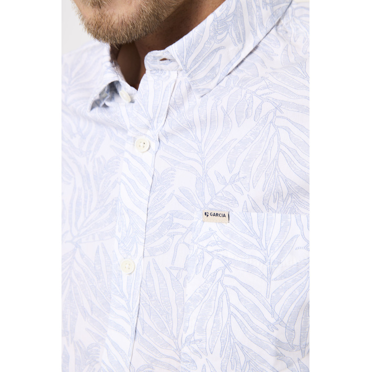 CAMISA MANGA CORTA HOMBRE GARCIA JEANS ESTAMPADA FIT REGULAR