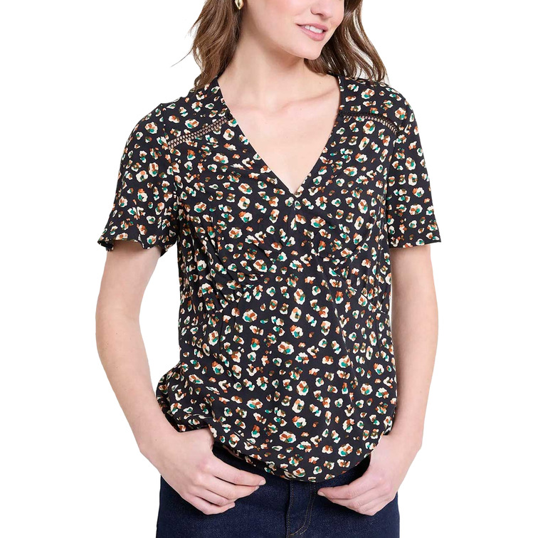 CAMISA MUJER NAFNAF PARIS ESTAMPADA