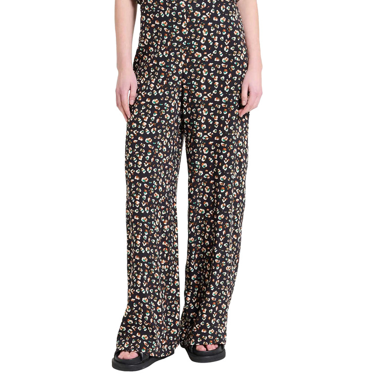 PANTALÓN FLUIDO MUJER NAFNAF PARIS ESTAMPADO TIRO MEDIO