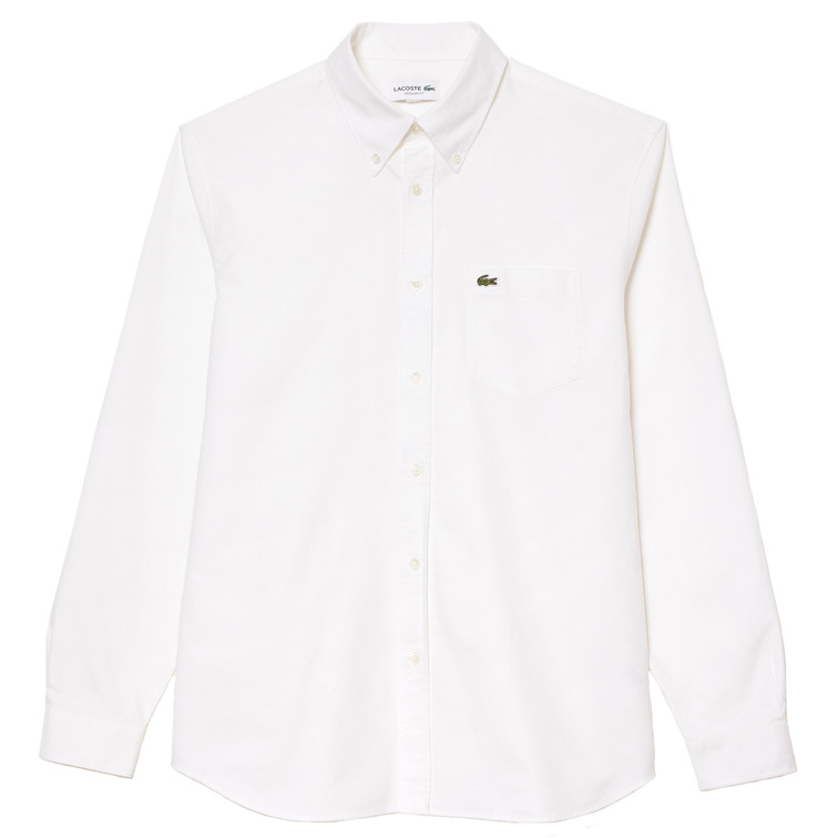 CAMISA OXFORD HOMBRE LACOSTE DE ALGODÓN FIT REGULAR