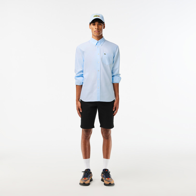 CAMISA OXFORD HOMBRE LACOSTE DE ALGODÓN FIT REGULAR