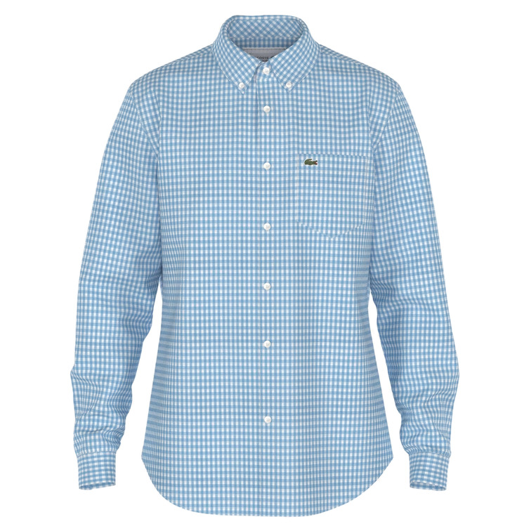 CAMISA A CUADROS CON BOLSILLO HOMBRE LACOSTE