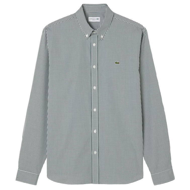 CAMISA HOMBRE LACOSTE DE ALGODÓN A CUADROS