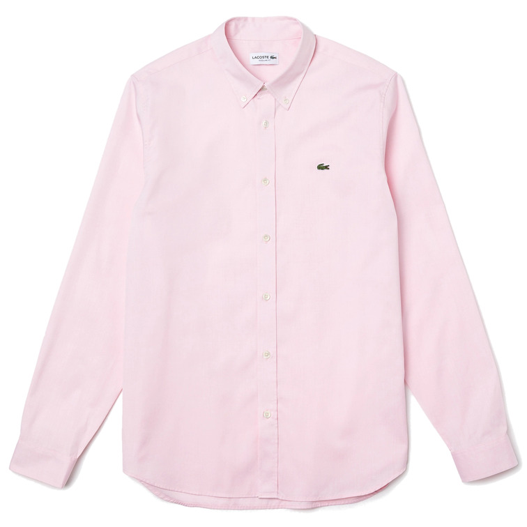 CAMISA LISA EN ALGODÓN PREMIUM HOMBRE LACOSTE
