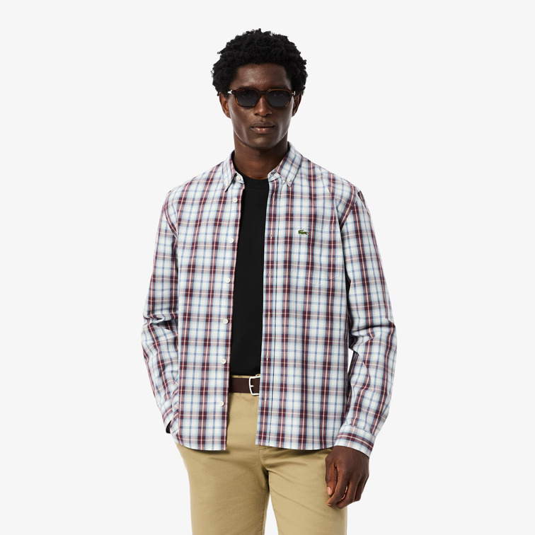 CAMISA HOMBRE  LACOSTE CHEMISE CASUAL MANCHES LONGUES