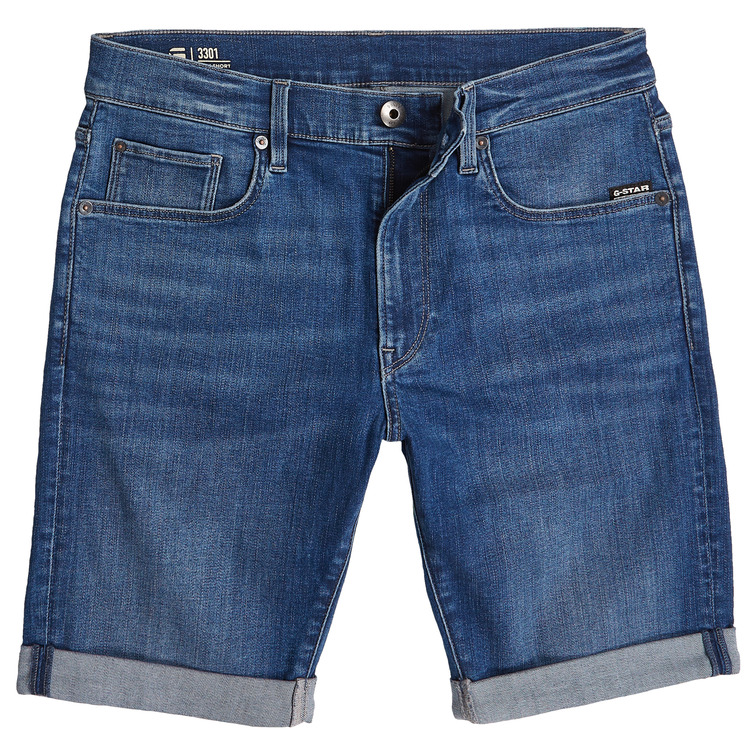 PANTALÓN CORTO HOMBRE G-STAR 3301 FIT SLIM