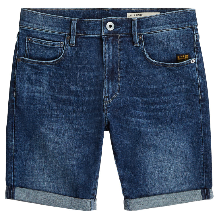 PANTALÓN CORTO HOMBRE  G-STAR 3301 SLIM SHORT