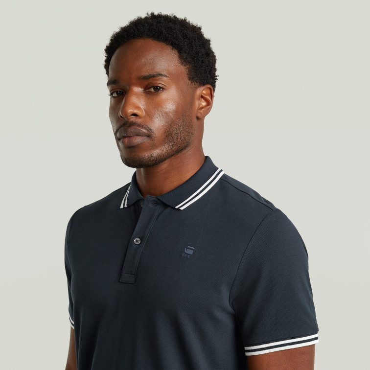 POLO HOMBRE  G-STAR DUNDA SLIM STRIPE POLO S\S