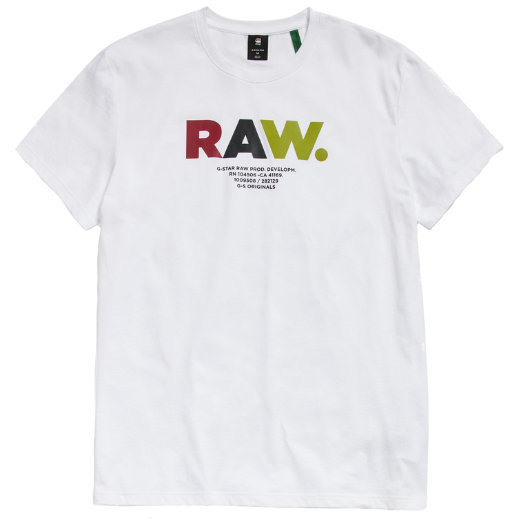 CAMISETA CON LOGO MULTICOLOR HOMBRE G-STAR