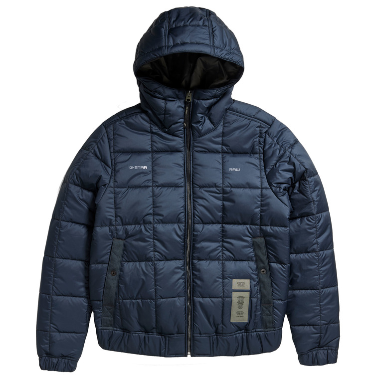 CAZADORA CORTA CON CAPUCHA HOMBRE G-STAR MEEFIC SQUARE QUILTED