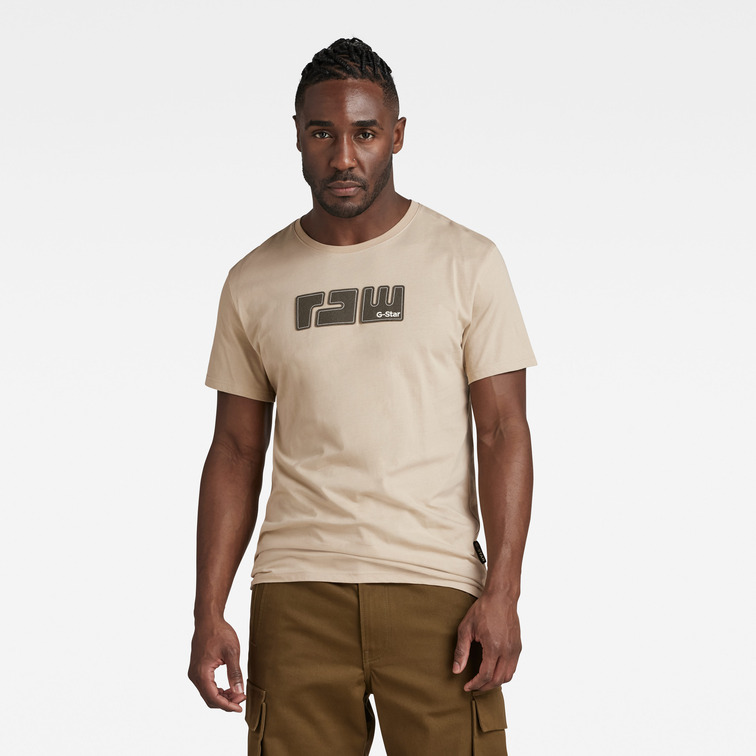CAMISETA CON LOGO FELPA HOMBRE G-STAR RAW.FELT