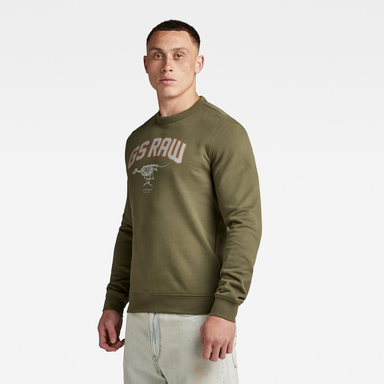 SUDADERA HOMBRE  G-STAR SKELETON DOG