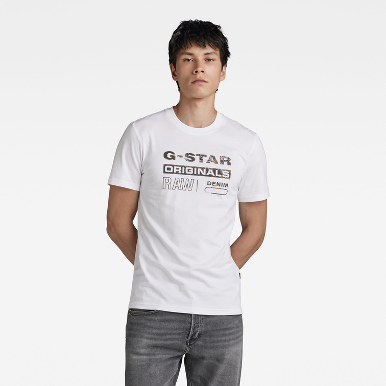 CAMISETA HOMBRE G-STAR DISTRESSED ORIGINALS SLIM