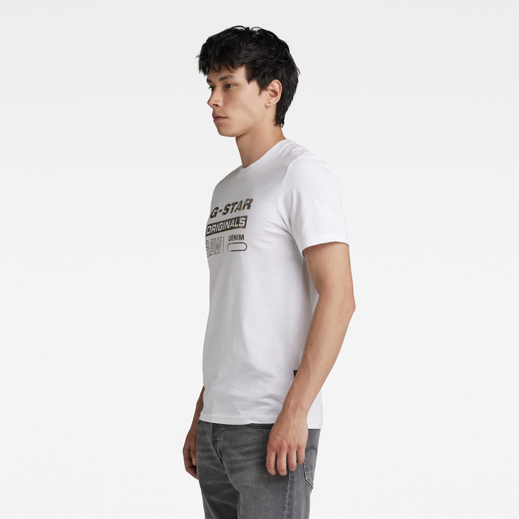 CAMISETA HOMBRE G-STAR DISTRESSED ORIGINALS SLIM