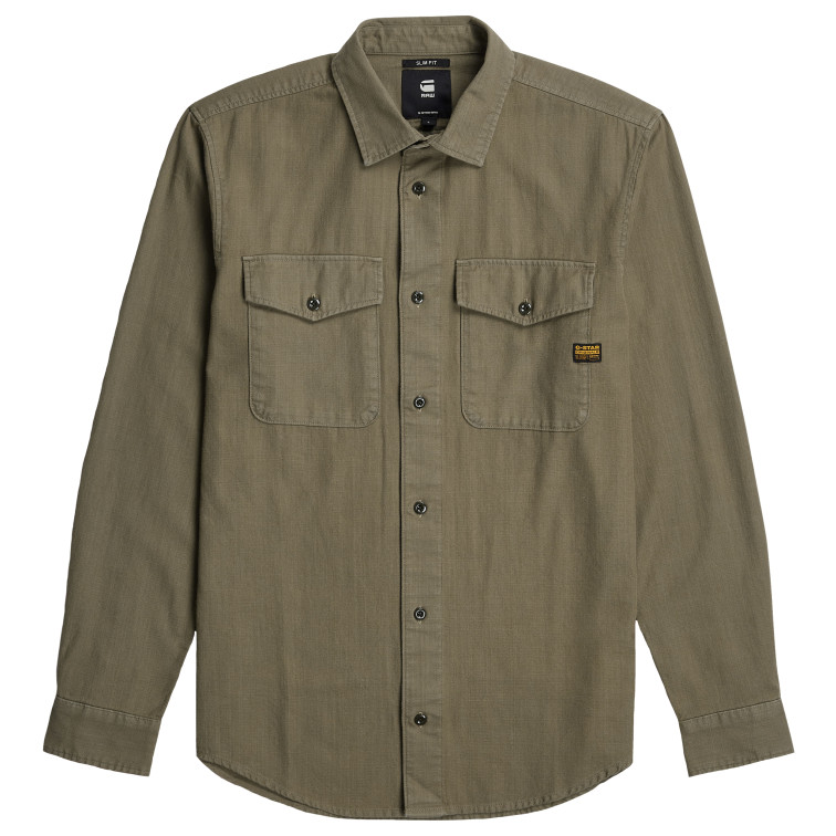 CAMISA HOMBRE  G-STAR MARINE SLIM SHIRT L\S