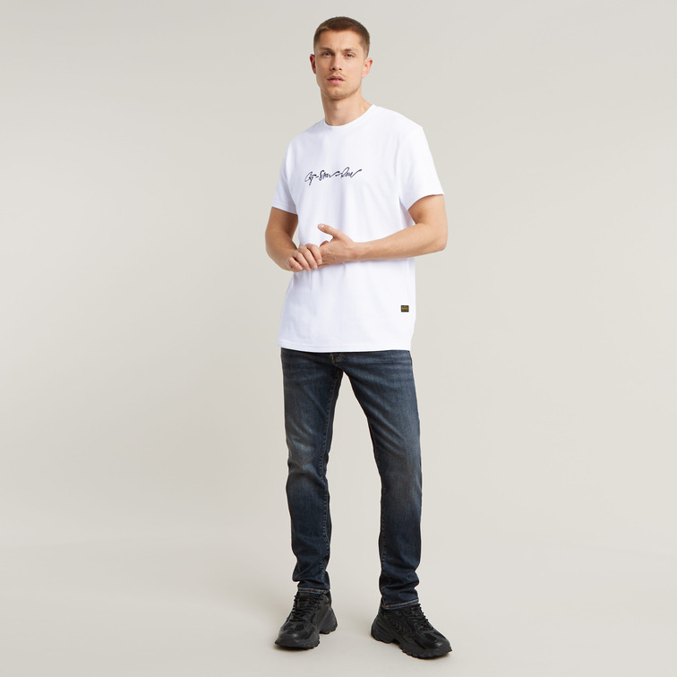 CAMISETA HOMBRE G-STAR LOGO G-SCRIPT FIT REGULAR