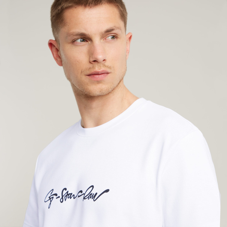 CAMISETA HOMBRE G-STAR LOGO G-SCRIPT FIT REGULAR
