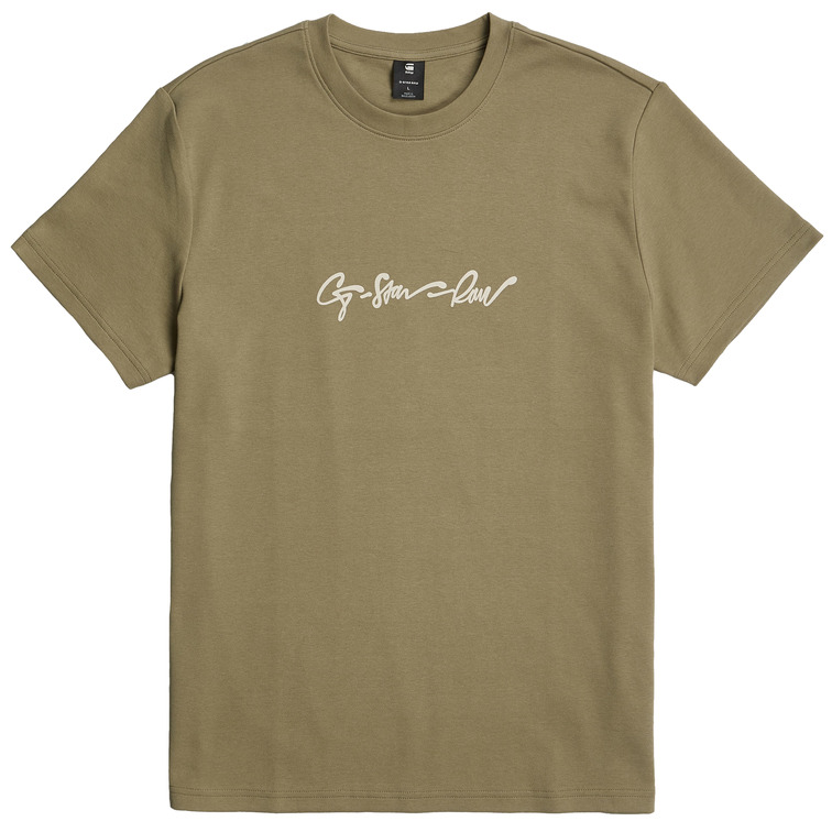 CAMISETA HOMBRE G-STAR LOGO G-SCRIPT FIT REGULAR